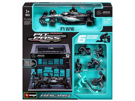 BBURAGO metal, 1:43 FORMULA PIT PASS AMG Antonelli