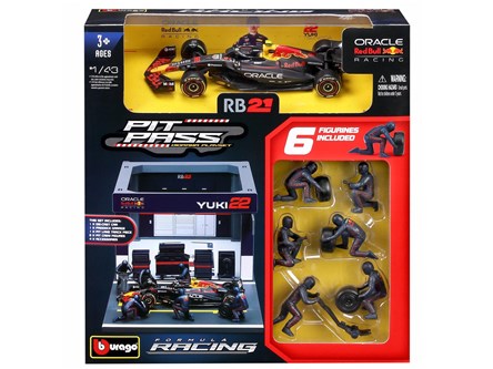 BBURAGO metal, 1:43 FORMULA PIT PASS Tsunoda