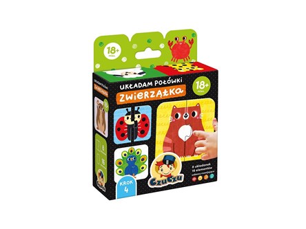 CZUCZU UKŁADAM POŁÓWKI zwierzątka