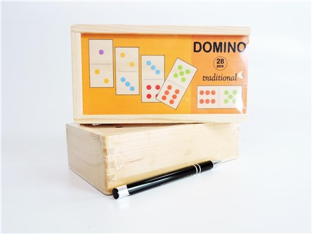 *DOMINO drew. 28 el., trady., 10x 18 cm,  fol.