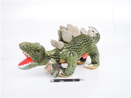 PLUSZ dinozaur, 58 cm, STEGOZAUR, zielony