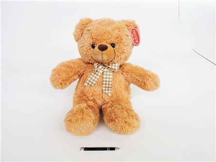 *PLUSZ Miś Buddy brąz., z kokard.,58 cm
