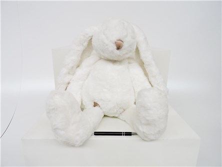*PLUSZ królik ,34 cm, MASSIMO, biały