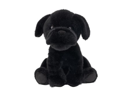 *PLUSZ pies buldok czarny 25 cm