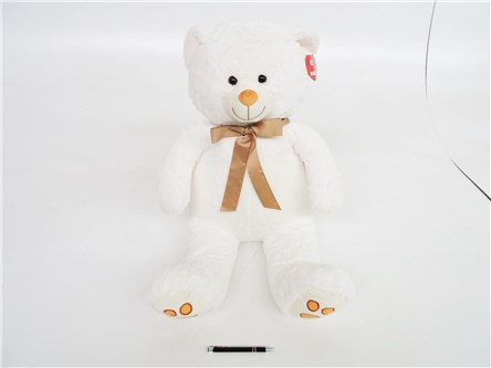 PLUSZ Miś Ballu kremowy, 80 cm