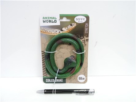 Wąż gumowy, zielony, 60 cm