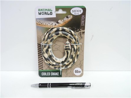 Wąż gumowy, beż.-brąż., 60 cm