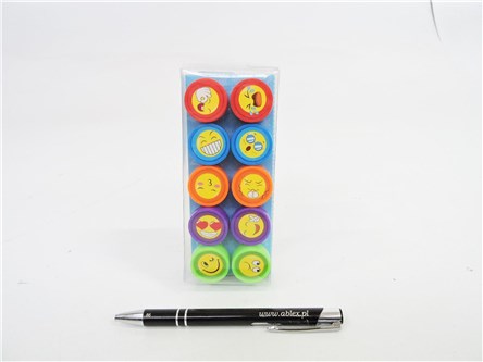 PIECZĄTKI BUŹKI, 10 el., 5 kol.,       blist.