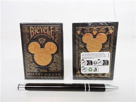 *BICYCLE KARTY Gold Mickey Europe