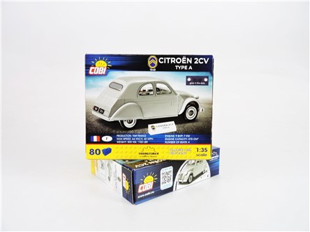 *COBI KLOCKI 80 el. Citroen 2CV Type A youngtimer