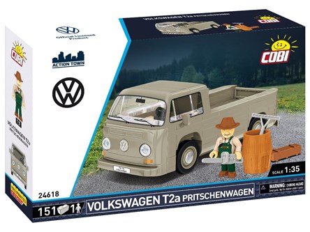 KLOCKI COBI VOLKSWAGEN T2A PRITSCHENWAGEN 152 KL.