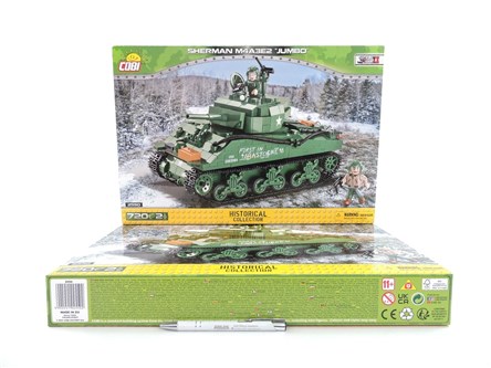 *COBI KLOCKI 720 el. czołg, Sherman M4A3E2 Jumbo