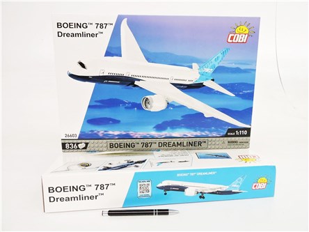 *COBI KLOCKI 836 el., samolot Boeing Dreamliner