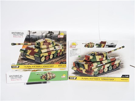 *COBI KLOCKI 500 el., PZ.KPFW.VIB Tiger II KONNIG.