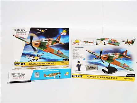 *COBI KLOCKI 382 el.  HAWKER HURRICANE MK.I