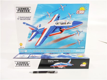 *COBI KLOCKI 387 el.Alpha Jet Patrouille De France