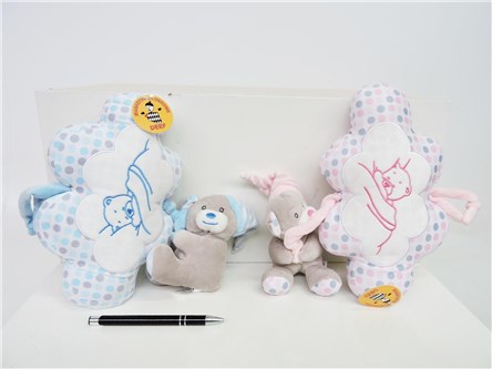 *AST. POZYTYWKA plusz., miś z chmurką, 2 kol.