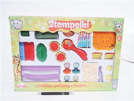 STEMPELKI, 30x45 cm, zest., 5+,         kart.