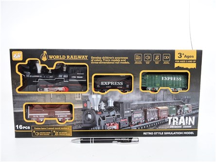 KOLEJKA, bat., 16 el., 40x19x5 cm,        kart.