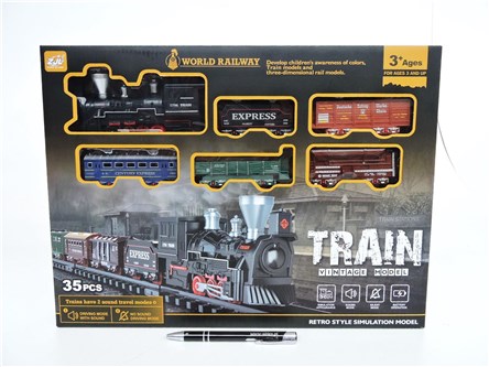 KOLEJKA, bat., 35 el., 41x31x5 cm,           kart.