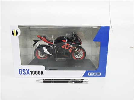 MOTOCYKL 1:12 Suzuki GSX1000R, św/dźw