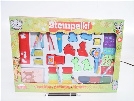 STEMPELKI, 30x45 cm, zest., 5+, zwierz.,     kart.