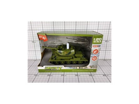 CZOŁG plast, 15 cm,  św/dzw.,  kart