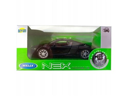 WELLY 1:34 Audi R8 Coupe V10  2009 czarne