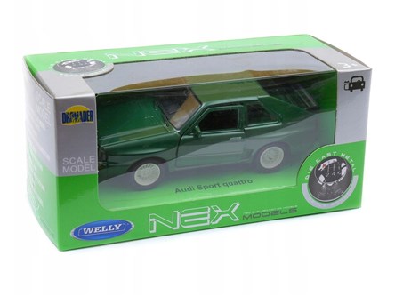 WELLY 1:34 Audi Sport quattro zielone