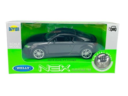 WELLY 1:34 AudiTT Coupe 2014 czarny