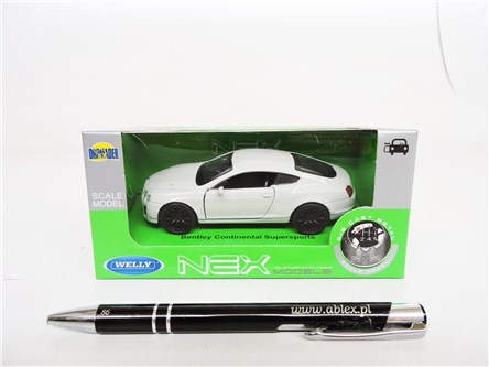 WELLY 1:34 Bentley Continental Supersports biały