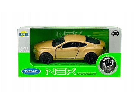 WELLY 1:34 Bentley Continental Supersports złoty