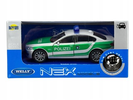 WELLY 1:34 BMW 535i Polizei