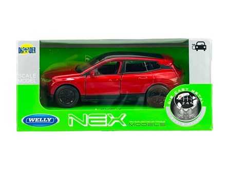 WELLY 1:34 BMW iX czerwone