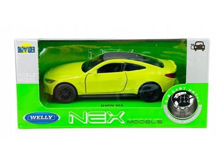 WELLY 1:34 BMW M4, zielony
