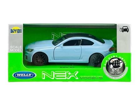 WELLY 1:34 BMW M2 niebieskie
