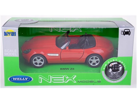 WELLY 1:34 BMW Z8 czerwony