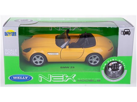 WELLY 1:34 BMW Z8 pomarańcz.
