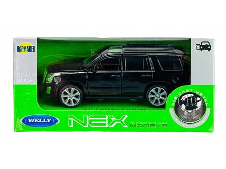 WELLY 1:34 Cadillac Escalade 2017 czarny