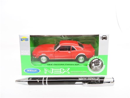 WELLY 1:34 Chevrolet Camaro Z28 1968 czerwony