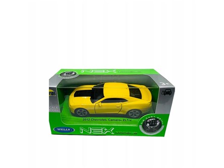 WELLY 1:34 Chevrolet Camaro ZL1 2012 żółty