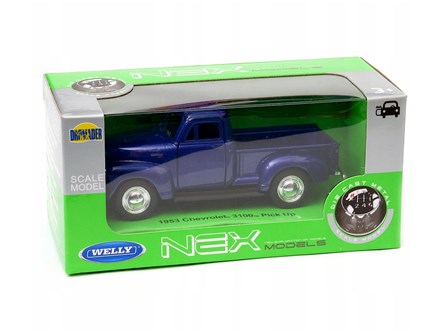 WELLY 1:34 Chevrolet 3100 Pick up 1953 granatowy