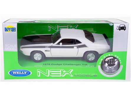 WELLY 1:34 Dodge Challenger T/A 1970 biały