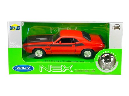 WELLY 1:34 Dodge Challenger T/A 1970 czerwony