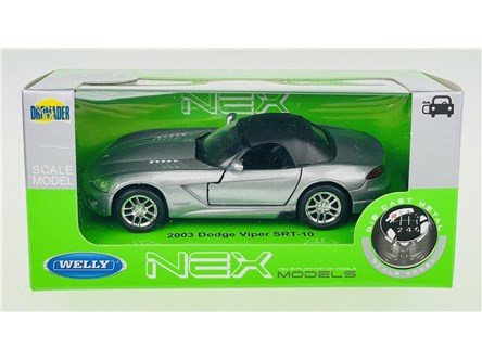 WELLY 1:34 Dodge Viper SRT-10 srebrny