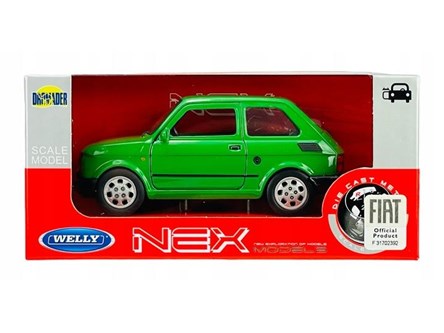 WELLY 1:34 Fiat 126P zielony