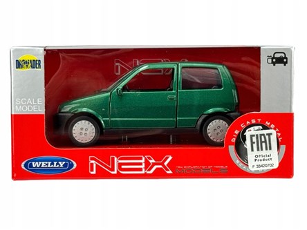 WELLY 1:34 Fiat Cinquecento zielony