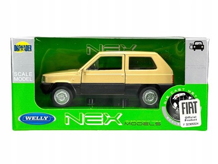WELLY 1:34 Fiat Panda beżowy