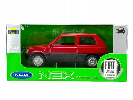 WELLY 1:34 Fiat Panda czerwony