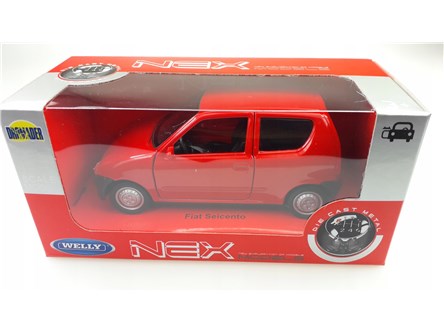 WELLY 1:34 Fiat Seicento czerwony